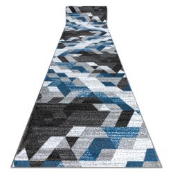 Runner INTERO TECHNIC 3D Diamonds Triangles blue